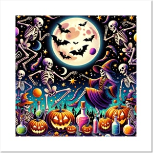 Exclusive Halloween pattern design Posters and Art